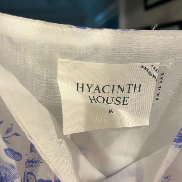 Hyacinth House Blue and White Floral Dress - Picture 3 of 4